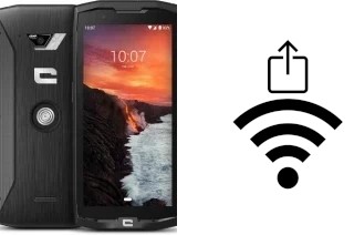 Como gerar um código QR com a senha Wifi em um CROSSCALL CORE-X4