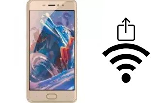 Como gerar um código QR com a senha Wifi em um DEXP Ixion XL150 Abakan