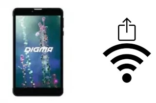 Como gerar um código QR com a senha Wifi em um Digma Citi 7586 3G