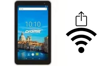 Como gerar um código QR com a senha Wifi em um Digma Optima 7017N 3G