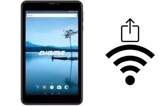 Como gerar um código QR com a senha Wifi em um Digma Platine 1579M 4G