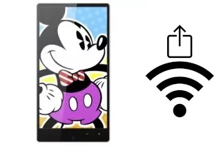 Como gerar um código QR com a senha Wifi em um Disney Mobile DM016SH