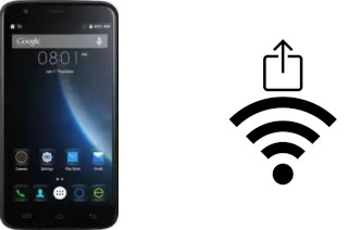 Como gerar um código QR com a senha Wifi em um Doogee Valencia 2 Y100 Plus