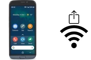 Como gerar um código QR com a senha Wifi em um Doro 8050 Plus