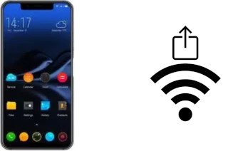 Como gerar um código QR com a senha Wifi em um Elephone A4