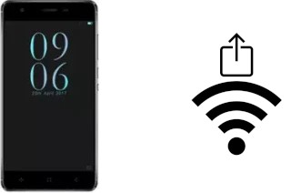 Como gerar um código QR com a senha Wifi em um Elephone C1 Mini