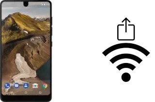 Como gerar um código QR com a senha Wifi em um Essential PH-1