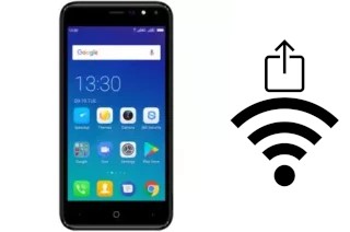 Como gerar um código QR com a senha Wifi em um Evercoss M50 Max