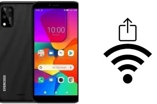 Como gerar um código QR com a senha Wifi em um Evercoss M6