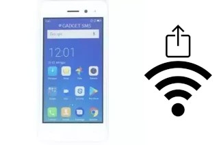 Como gerar um código QR com a senha Wifi em um Evercoss R5C