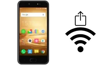 Como gerar um código QR com a senha Wifi em um Evercoss U50A Plus