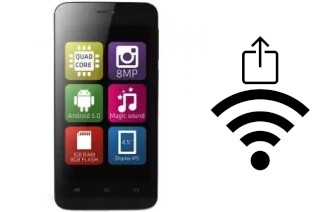 Como gerar um código QR com a senha Wifi em um Evolio M4 Magic