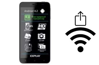 Como gerar um código QR com a senha Wifi em um Explay Diamond