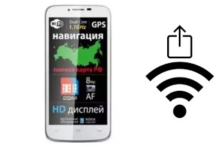 Como gerar um código QR com a senha Wifi em um Explay HD