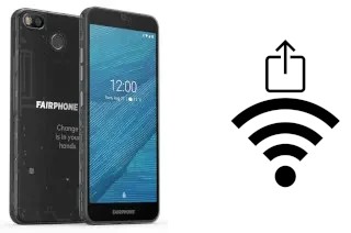 Como gerar um código QR com a senha Wifi em um Fairphone 3