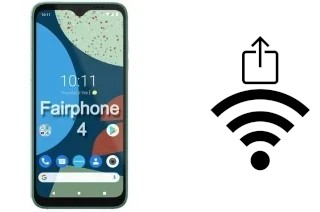 Como gerar um código QR com a senha Wifi em um Fairphone 4