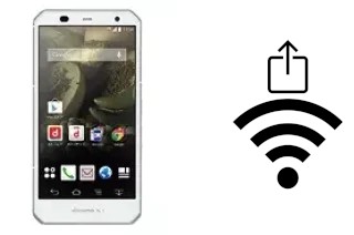 Como gerar um código QR com a senha Wifi em um Fujitsu Arrows NX F-02G