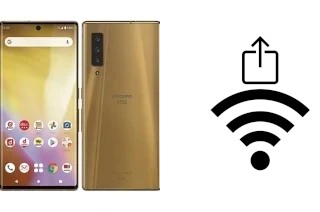 Como gerar um código QR com a senha Wifi em um Fujitsu ARROWS NX9