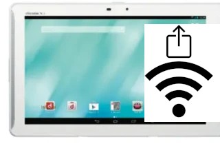 Como gerar um código QR com a senha Wifi em um Fujitsu Arrows Tab F-02F