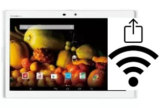 Como gerar um código QR com a senha Wifi em um Fujitsu Arrows Tab F-03G