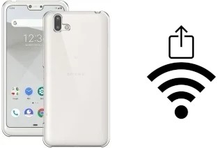 Como gerar um código QR com a senha Wifi em um Fujitsu Arrows U