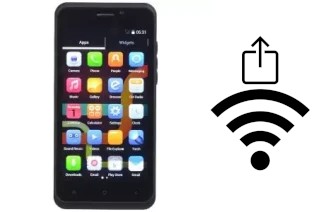 Como gerar um código QR com a senha Wifi em um Gaba A4 Power Plus