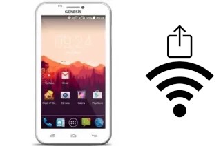 Como gerar um código QR com a senha Wifi em um Genesis GT-6405