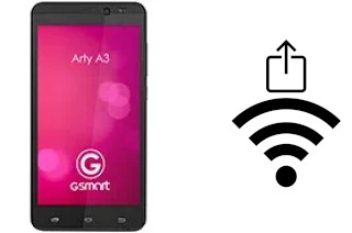 Como gerar um código QR com a senha Wifi em um Gigabyte GSmart Arty A3