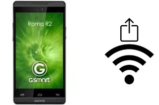 Como gerar um código QR com a senha Wifi em um Gigabyte GSmart Roma R2