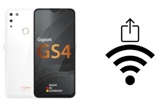 Como gerar um código QR com a senha Wifi em um Gigaset GS4