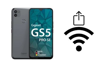 Como gerar um código QR com a senha Wifi em um Gigaset GS5 PRO SE