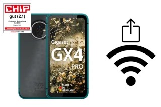 Como gerar um código QR com a senha Wifi em um Gigaset GX4 PRO