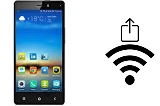 Como gerar um código QR com a senha Wifi em um Gionee Elife E6