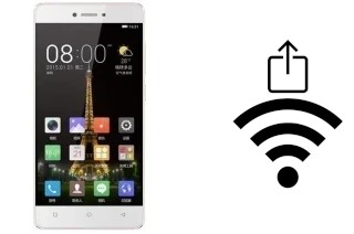 Como gerar um código QR com a senha Wifi em um Gionee F100L