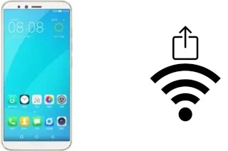 Como gerar um código QR com a senha Wifi em um Gionee F6