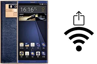 Como gerar um código QR com a senha Wifi em um Gionee M7 Plus