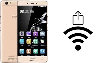 Como gerar um código QR com a senha Wifi em um Gionee Marathon M5 enjoy