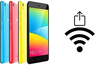 Como gerar um código QR com a senha Wifi em um Gionee Pioneer P5W