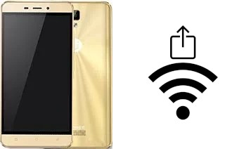 Como gerar um código QR com a senha Wifi em um Gionee P7 Max