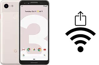 Como gerar um código QR com a senha Wifi em um Google Pixel 3