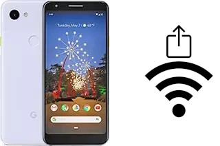 Como gerar um código QR com a senha Wifi em um Google Pixel 3a XL