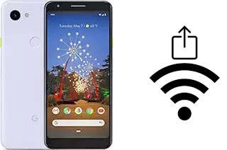 Como gerar um código QR com a senha Wifi em um Google Pixel 3a