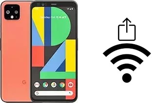 Como gerar um código QR com a senha Wifi em um Google Pixel 4 XL