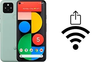 Como gerar um código QR com a senha Wifi em um Google Pixel 5