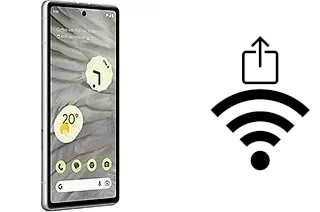 Como gerar um código QR com a senha Wifi em um Google Pixel 7a