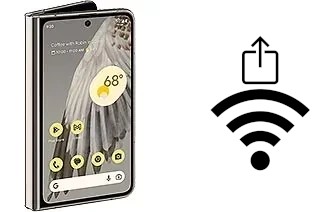 Como gerar um código QR com a senha Wifi em um Google Pixel Fold