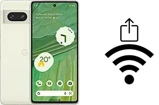 Como gerar um código QR com a senha Wifi em um Google Pixel 7