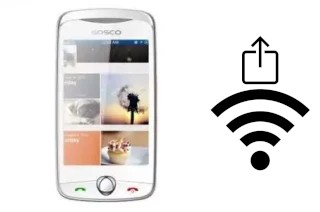 Como gerar um código QR com a senha Wifi em um Gosco A3522