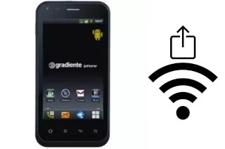 Como gerar um código QR com a senha Wifi em um Gradiente GC500SF