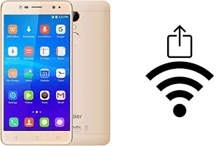 Como gerar um código QR com a senha Wifi em um Haier L7